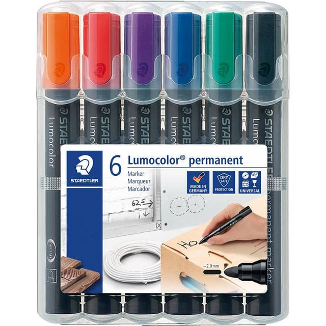 Staedtler Permanent bläckpenna Lumocolor Sorterade