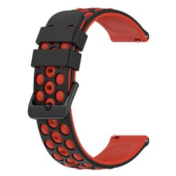 Urrem silikone Rød 22 mm