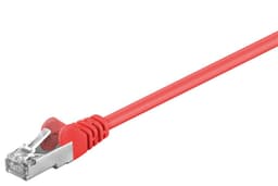 Goobay Patch-kaapeli CAT 5e, SF/UTP, punainen, 0,5 m