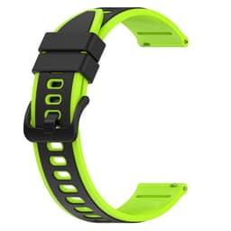 Klokkereim silikon Flerfarget 20 mm Samsung Galaxy Watch 5/5 Pro/4 40 mm/3 41 mm/Gear Sport/S2 Classic, Huawei Watch GT3/GT2, Honor Watch SE, Huami Amazfit GTS 3/2E/2 Mini/GTS 2, Garmin