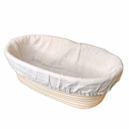 Hevekurv Banetton oval med lining 25 cm