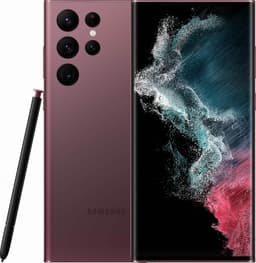 Samsung Galaxy S22 Ultra 5G smarttelefon, 12/256GB (Burgundy)