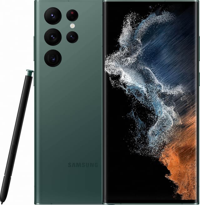 Samsung Galaxy S22 Ultra 5G smarttelefon, 12/256GB (Grønn) - Elkjøp