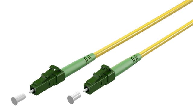 Goobay Lyslederkabel (FTTH), Singlemode (OS2) Yellow, gul (Simplex), 0,5 m