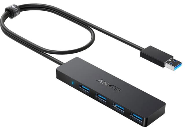 Anker 4-ports ultratunn USB 3.0-datahub