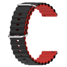 Kellon hihna silikonia Punainen 20 mm Samsung Galaxy Watch 5/5 Pro/4 40 mm 44 mm/Gear Sport, Huawei Watch GT3/GT2 42 mm, Honor Watch SE, Huami Amazfit GTS 3/GTS 2E/GTS 2 Mini/GTS 2, Garmin