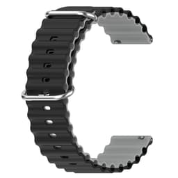 Klokkereim silikon Flerfarget 22 mm Samsung Galaxy Watch 3 45mm/Gear S3/S3 Classic/S3 Frontier, Huawei Watch GT Runner, Huami Amazfit GTR 3, Honor Watch GS 3, Garmin Venus 2, Fossil Gen
