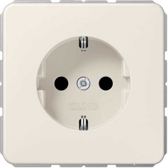 Jung 1x Insats Vägguttag Cremevit CD1520BF