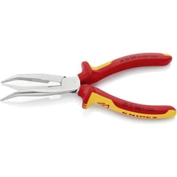 Knipex 26 26 200 VDE Fladrundtang 45° bøjet 200 mm