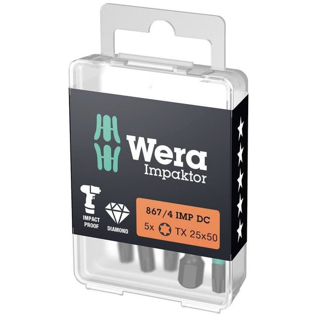 Wera 05057664001 Torx-bit 5 stk