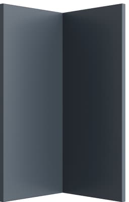 Trend Blue Grey dørpar benkehjørne til kjøkken