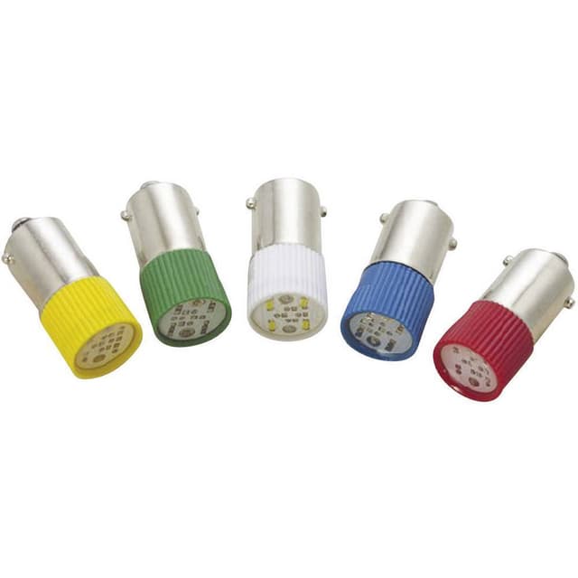 Barthelme LED-signallampe BA9s Grøn 24 V/DC, 24 V/AC