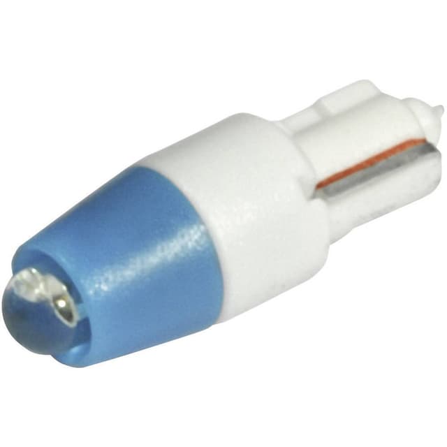 CML LED-signallampe W2 x 4,6d Blå 24 V/DC, 24 V/AC 480