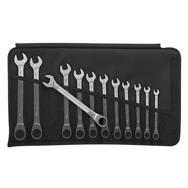 Käft-ringspärrnyckel-set Stahlwille 17F/12 96401712