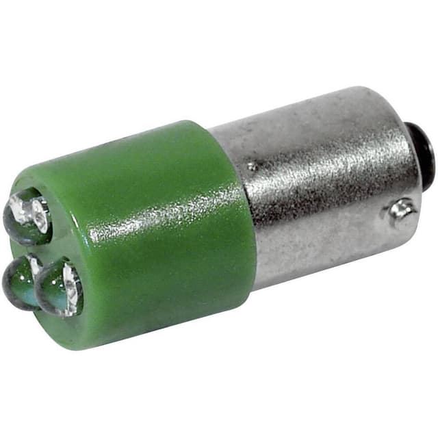 CML LED-signallampe BA9s Grøn 230 V/AC 450 mcd