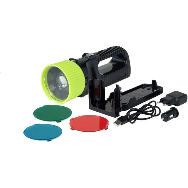 AccuLux LED (RGB) Batteridrevet håndholdt lampe