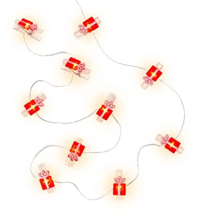 Goobay 10 LED fotoklipp ljusslinga ""Gåva""