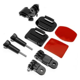 Motorsykkelhjelm monteringssett for Go Pro 9 deler Svart