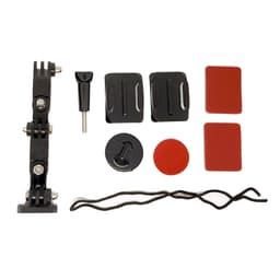 INF Sett med hjelmfester for actionkamera Sort GoPro Hero 9/8/7/5