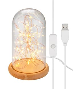 Goobay Glaskuppel med mikro-LED lyskæde