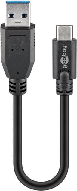 Synkronisera och ladda Super Speed ​​USB-C™ till USB A 3.0 laddningska