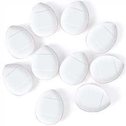 Finger Puff mini sminkesvamper 10-pakning Hvit