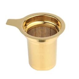 Te-si med håndtag Rustfrit stål Guld