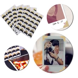 Foto hjørneklistermærker 20 ark med 24 stk Guld