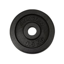 Master Fitness Skolvikt 30 mm, Viktskivor Järn 0,5 kg