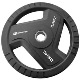 Master Fitness PU Plates Pro, Vektplate gummiert 25 kg