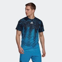 Adidas Primeblue Freelift Printed Tee, Padel- og tennis T-skjorte herre M