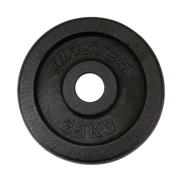 Master Fitness Skolvikt 30 mm, Viktskivor Järn 25 kg