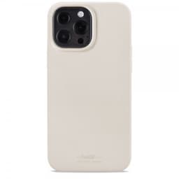 holdit iPhone 13 Pro Max Cover Silikone Light Beige