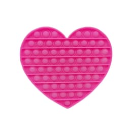 Plop Up  XXL Fidget Game Glitter Heart 20 cm 3 asst. rosa färg