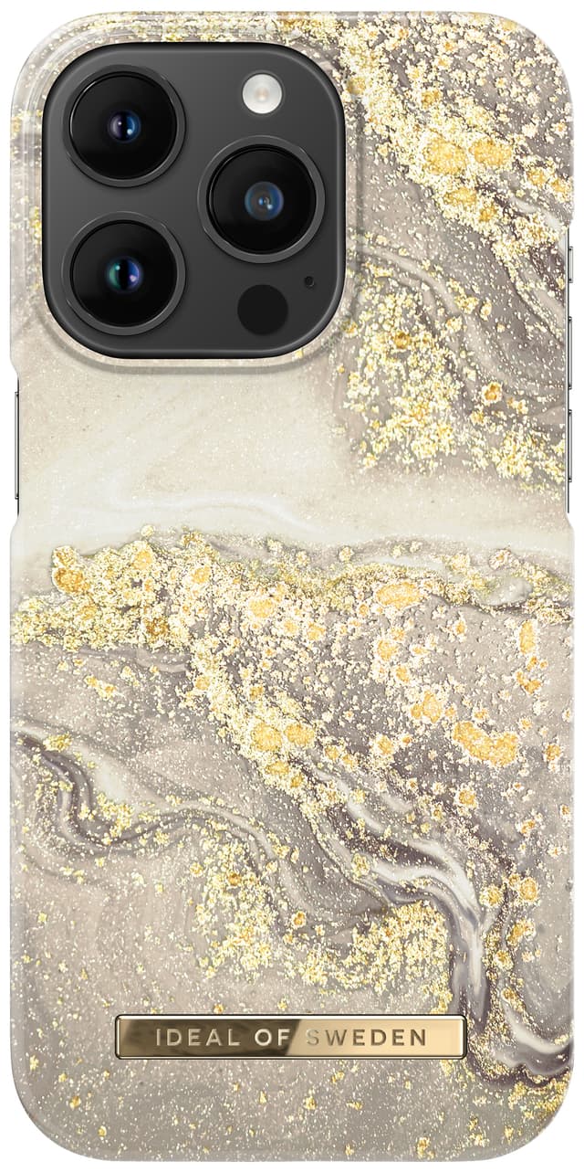 IDEAL OF SWEDEN iPhone 14 Pro fodral (spark greige marble)