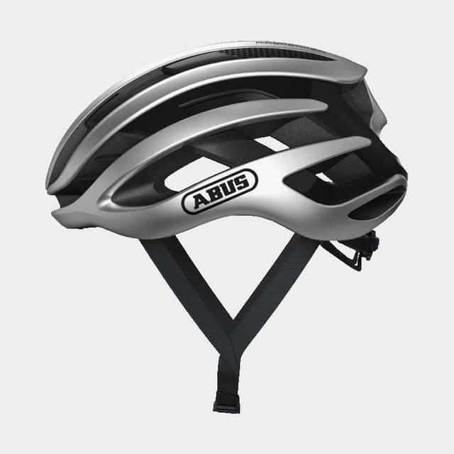 Abus AirBreaker Gleam Silver, Cykelhjälm Silver S