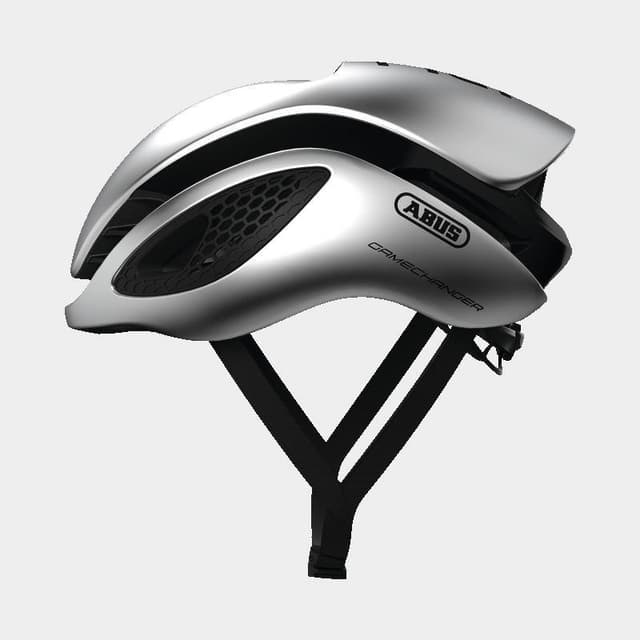 Abus GameChanger Gleam Silver, Cykelhjälm Silver S