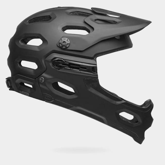 Bell Super 3R MIPS Matte Black/Grey, Cykelhjälm Svart Large