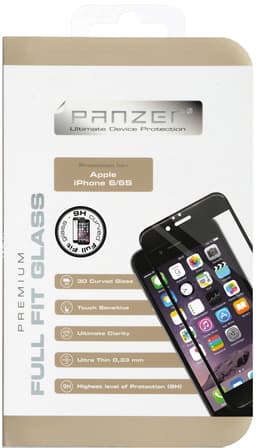 Panzer skjermbeskytter til iPhone 6S (sort)