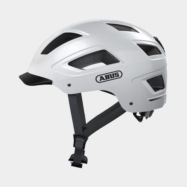 Abus Hyban 2.0 Polar White, Cykelhjälm Vit XL