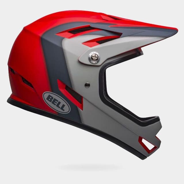 Bell Sanction Matte Crimson/Slate/Dark Grey, Cykelhjälm Grå M