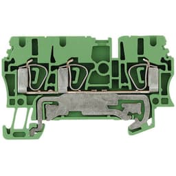 Kopplingsplint ZPE 2.5/3AN 1608650000-1 Grön, Gul