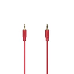 HAMA Lydkabel Flexi-Slim 3,5mm-3,5mm Gull Rød 0,75m