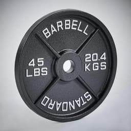 Kraftmark Internationella Viktskivor 50mm Järn 45 lb (20,4 kg)