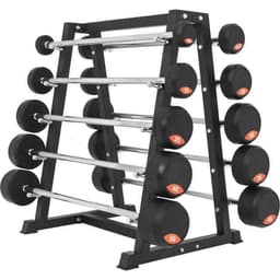 Gorilla Sports Vektstativ - Fasta PRO Rubber