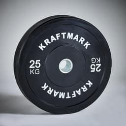 Kraftmark Internationella Viktskivor 50 mm Bumper 1.0, Viktskiva Gummerade 25 kg