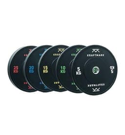 Kraftmark Vektsett 50 mm - Bumpers 2.0 100kg/150kg