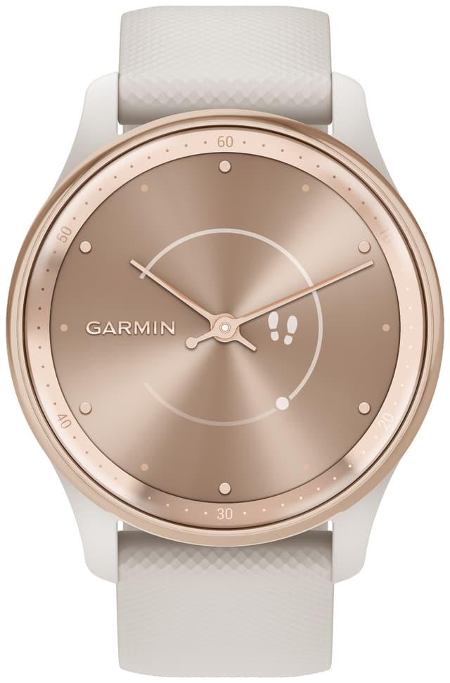 Garmin Vivomove Trend hybridklokke (cream/peach gold)