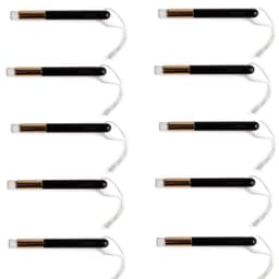 Lash Shampoo Brush Blackhead Brush 10-Pack Svart