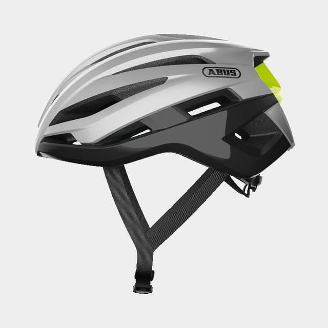 Abus StormChaser Gleam Silver, Cykelhjälm Silver S
